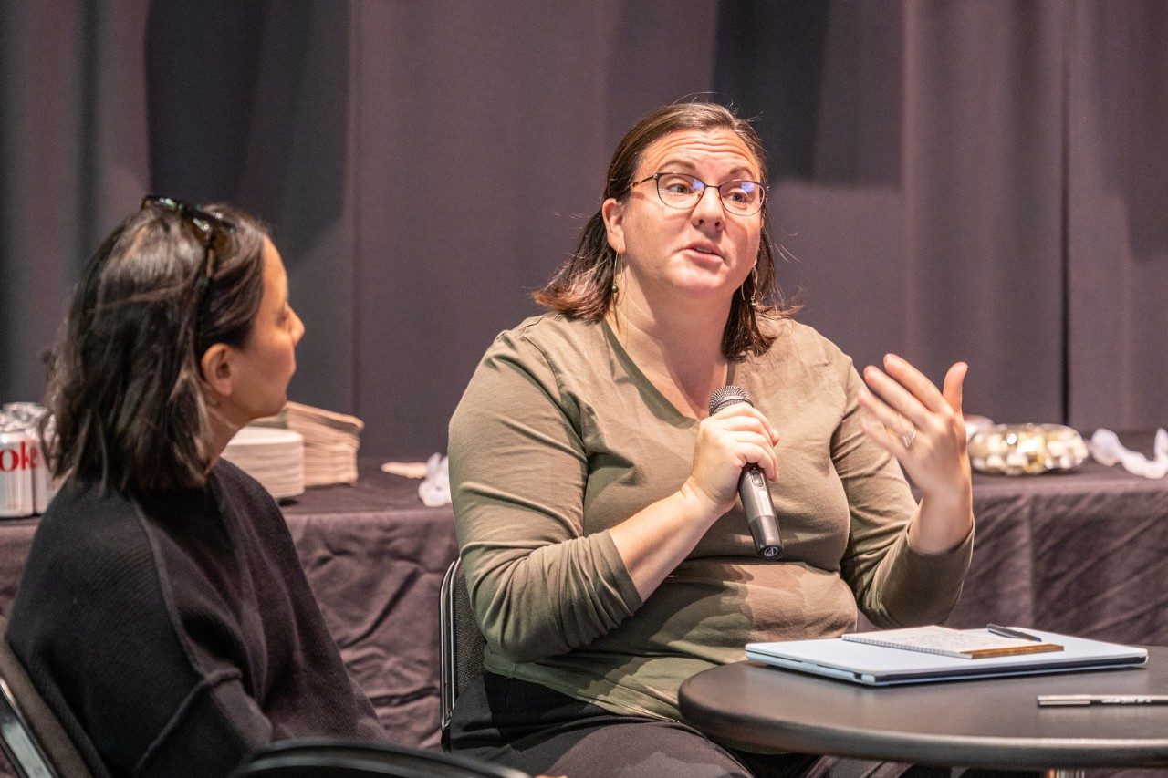 Attendees participate in discussion during the 2024 NDEAM event.